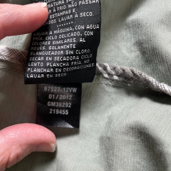 Harley Davidson Lightweight Jacket Womens Small Green‎ Full Zip Embroidered Belt - Picture 13 of 15